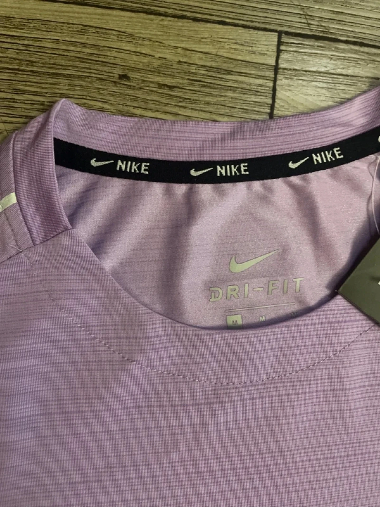 conjunto nike running miller violeta (camiseta + short) – photo 4